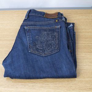 Lucky Brand Sweet N Low Bootcut 2 (27 X 32) Women's Jeans Dark Wash Zip Fly